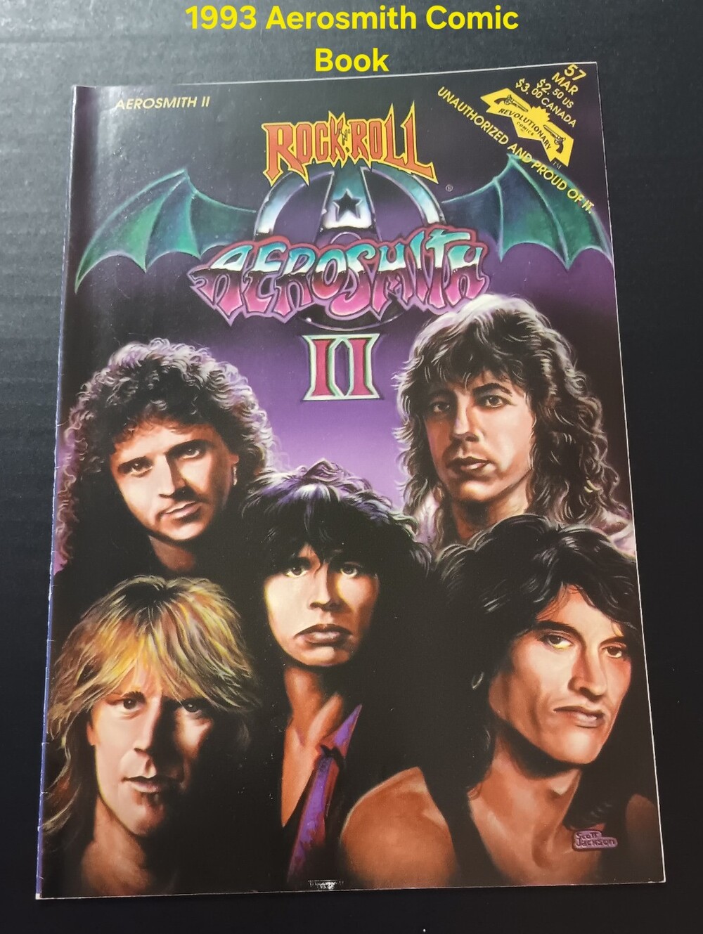 1993 Aerosmith II Comic Book